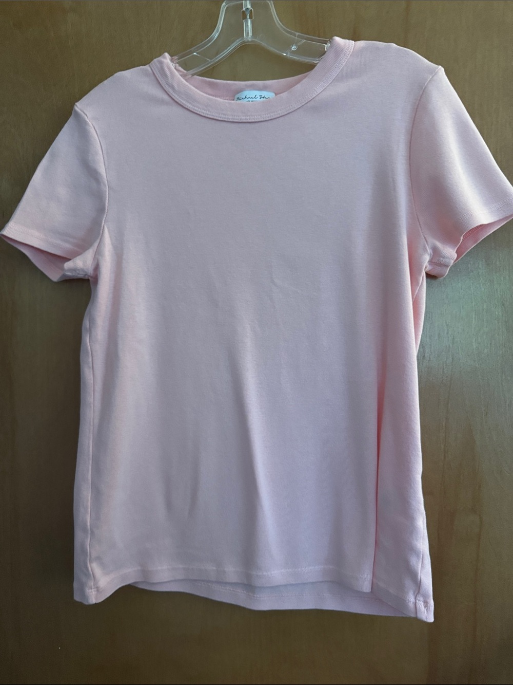 Michael Stars Lexy Tee. Coral. Size L.